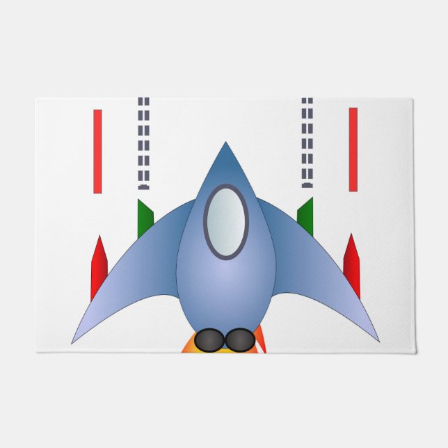 Paillasson espace de la fusée spatiale (Devant)