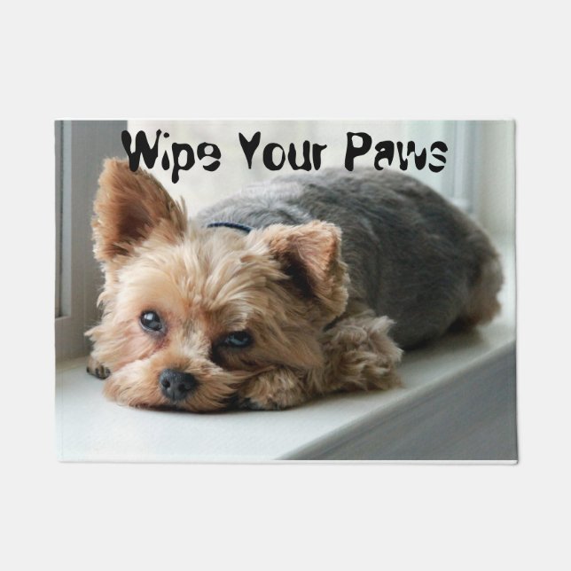 Paillasson Essuyez vos pattes Yorkie (Devant)