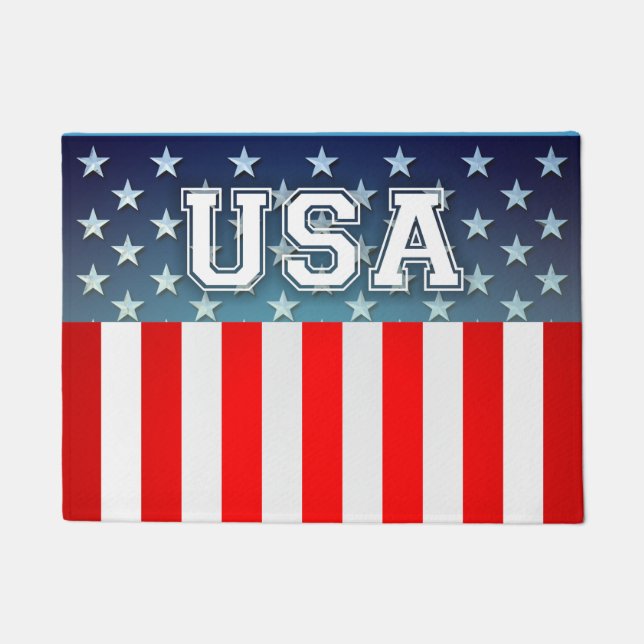 Paillasson Étoile-a orné le style de paillettes (Devant)