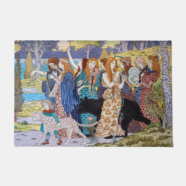 Paillasson Eugene Grasset - Panneau décoratif Harmony (Devant)