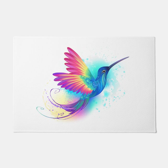 Paillasson Exotic Rainbow Hummingbird (Devant)