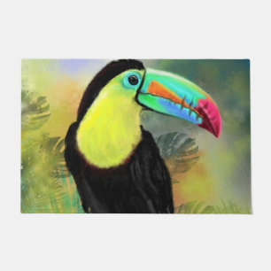 Paillasson Exotic Tropical Toco Toucan Bird Doormat