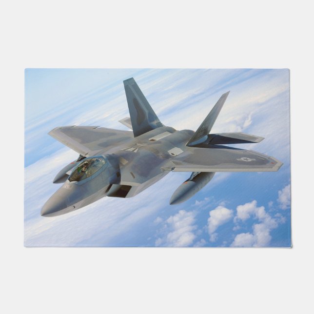 Paillasson F-22 Raptor Military Jet (Devant)