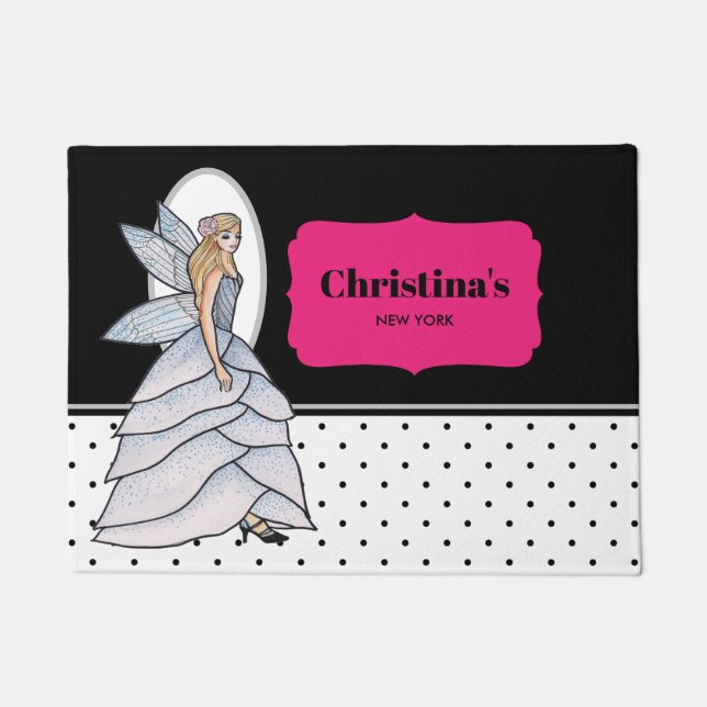 Paillasson Fairy Princess Robe Pétale Illustration de mode (Devant)