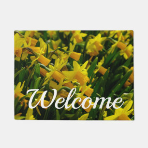 Paillasson Famille De Daffodils Bienvenue Doormat