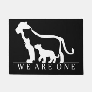 Paillasson Famille de lion