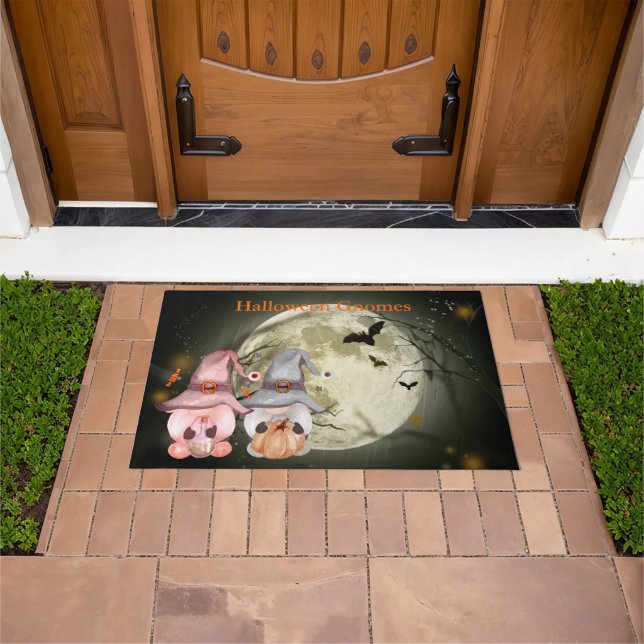 Paillasson Famille des Gnomes d'Halloween (De plein air)