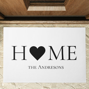 Paillasson Famille familiale minimaliste moderne Cadeau perso