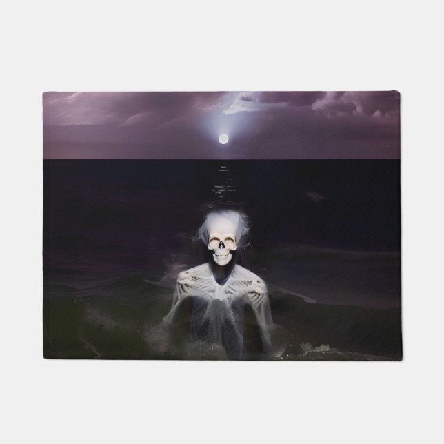 Paillasson Fantôme en mer - Peinture à l'huile (Devant)