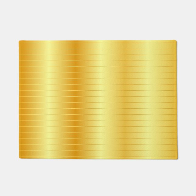 Paillasson Faux Gold Custom Modèle élégant tendance (Devant)