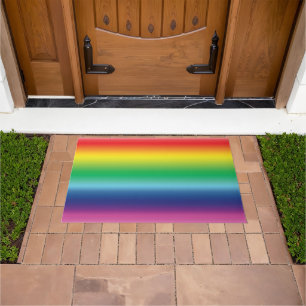 Paillasson Fierté couleurs arc-en-ciel lgbtq lgbt drapeau ga