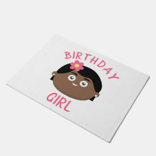 Paillasson Fille d'anniversaire