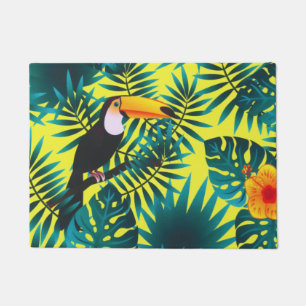 Paillasson Film Summer Greenery Tropical Toucan Jungle Foliag
