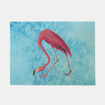 Flamant rose rose vintage