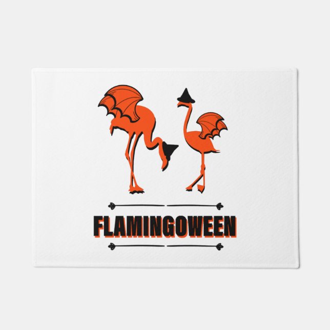 Paillasson Flamingoween - Halloween (Devant)