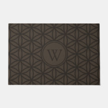 Fleur Brown de la vie - monogramme sacré de la