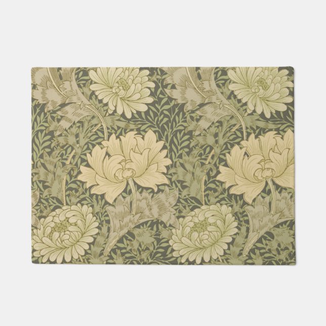 Paillasson Fleur de Sauge Chrysanthème de William Morris (Devant)