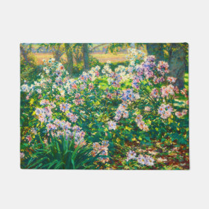 Paillasson Fleurs jolies vintages Illustration Fleurs blanche