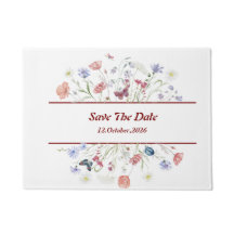 Floral "Enregistrer La Date"