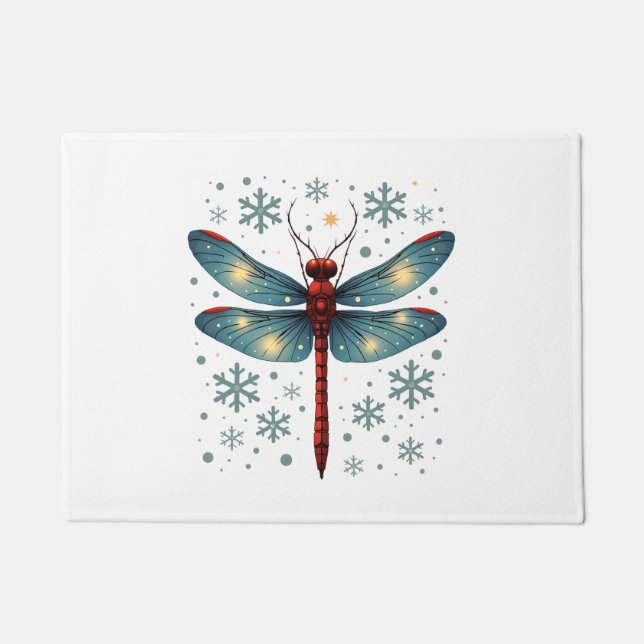 Paillasson Flux de libellules de fête (Devant)