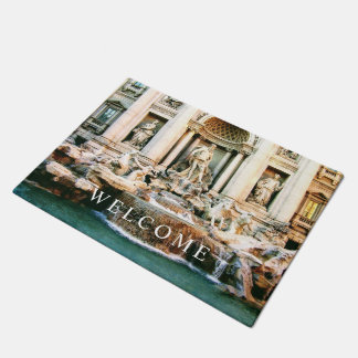 Paillasson Fontaine de Trevi Rome photo porte de bienvenue