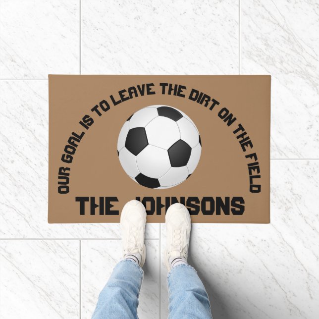 Paillasson Football Football mat personnalisé (Intérieur)
