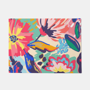 Paillasson Forêt et rose