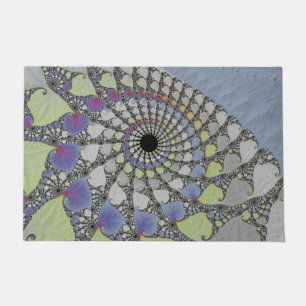 Paillasson Fractale texture feuille