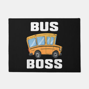 Paillasson Funny Bus Boss School Bus Driver