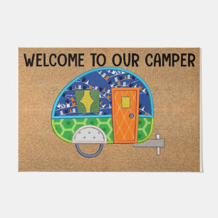 Paillasson Funny Camping Jour Portable, mignonne cadeau Campe