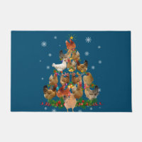 Funny Chicken Christmas Tree Pet Chicken Lover