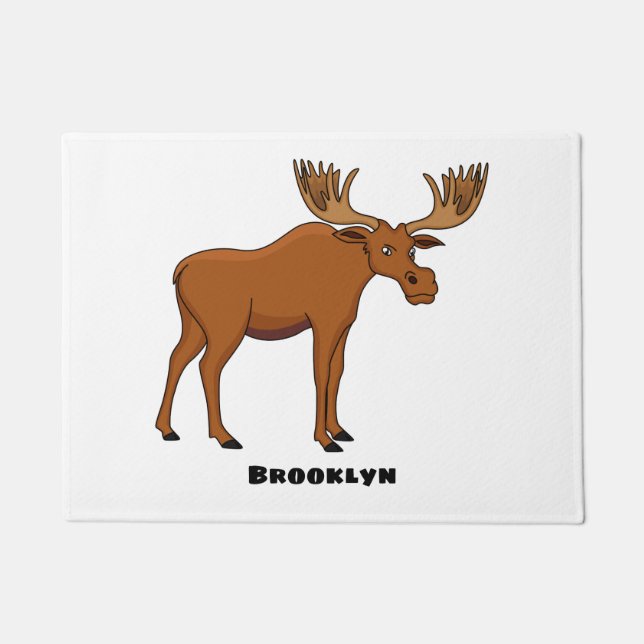 Paillasson Funny moose (Devant)
