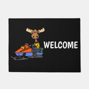 Paillasson Funny Moose motoneige