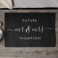 Futur M. et Mme Hand Scripté Famille Noir