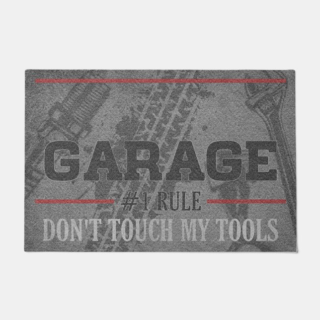Paillasson Garage Welcome Mats,Doormat Garage, Custom Garage (Devant)