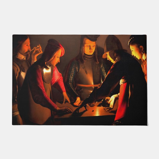 Paillasson Georges de la Tour - Les Joueurs de Dices (Devant)