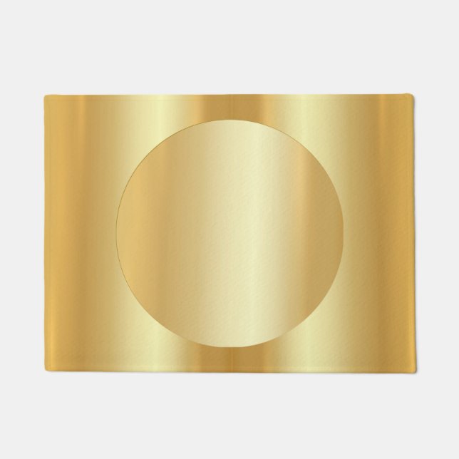 Paillasson Glamor personnalisé L'or semble Modèle moderne élé (Devant)