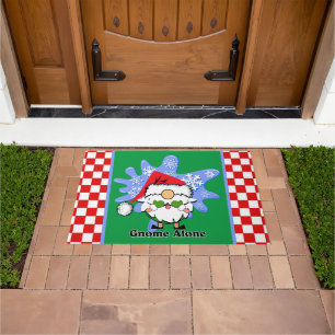 Paillasson Gnome Alone Funny Christmas Movie Parodie Rouge Ve
