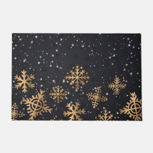 Paillasson Golden snowflakes