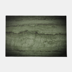 Paillasson Granite abstrait vert   motif en marbre de pierre