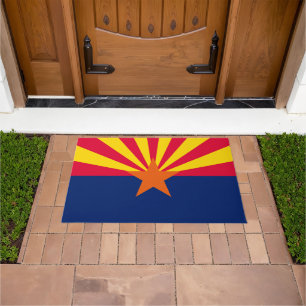 Paillasson Graphique Drapeau dynamique de l'état de l'Arizona
