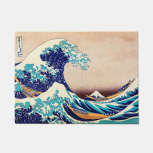 Paillasson Great Wave Off Kanagawa Vintage Japonais Impressio