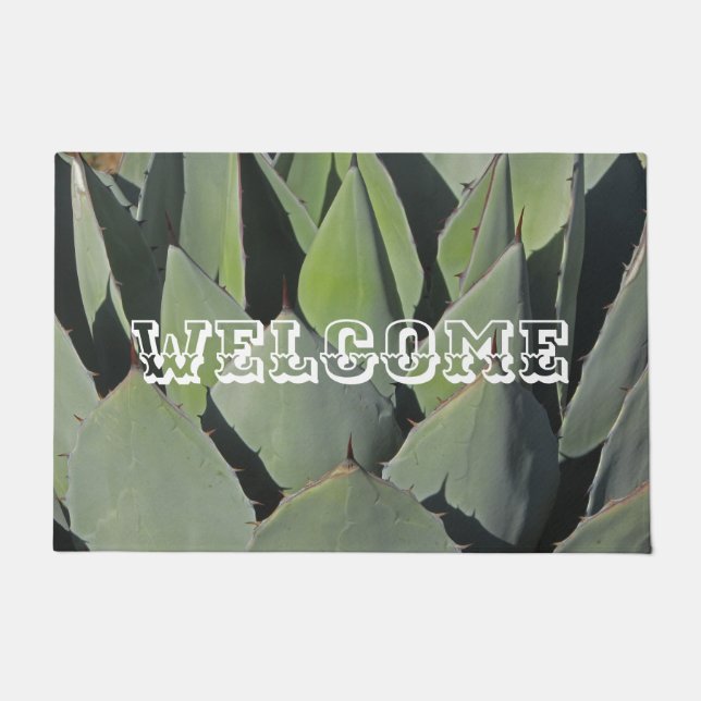 Paillasson Green Agave Feuille Botanique Photo Sud-ouest (Devant)