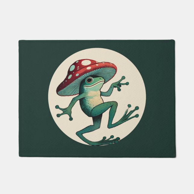 Paillasson Grenouille des champignons (Devant)