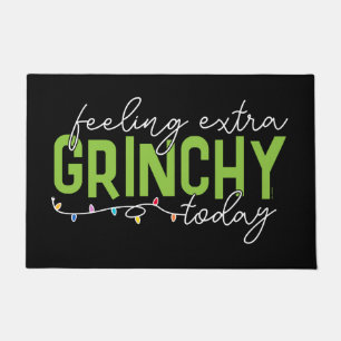 Paillasson Grinch   Je me sens particulièrement grincheux auj