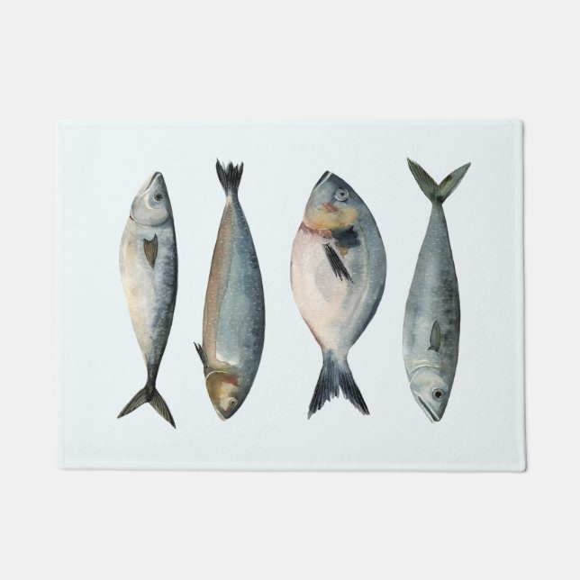 Paillasson Groupe des quatre poissons (Devant)