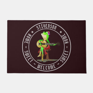 Paillasson Guitare Grenouille Porte Accueil Sweet Accueil Acc