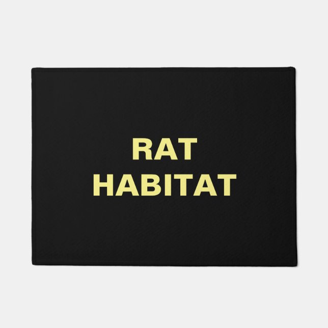 PAILLASSON HABITAT DE RAT (Devant)