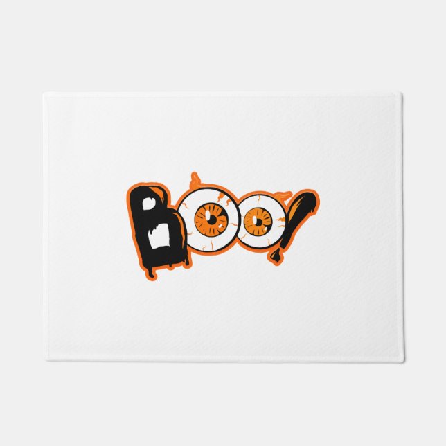 Paillasson Halloween BOO ! l Halloween 2021 Halloween mondial (Devant)