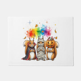 Paillasson Halloween Cute Squirrels Costume
